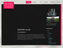 Tablet Screenshot of geoffreyallanphotography.com